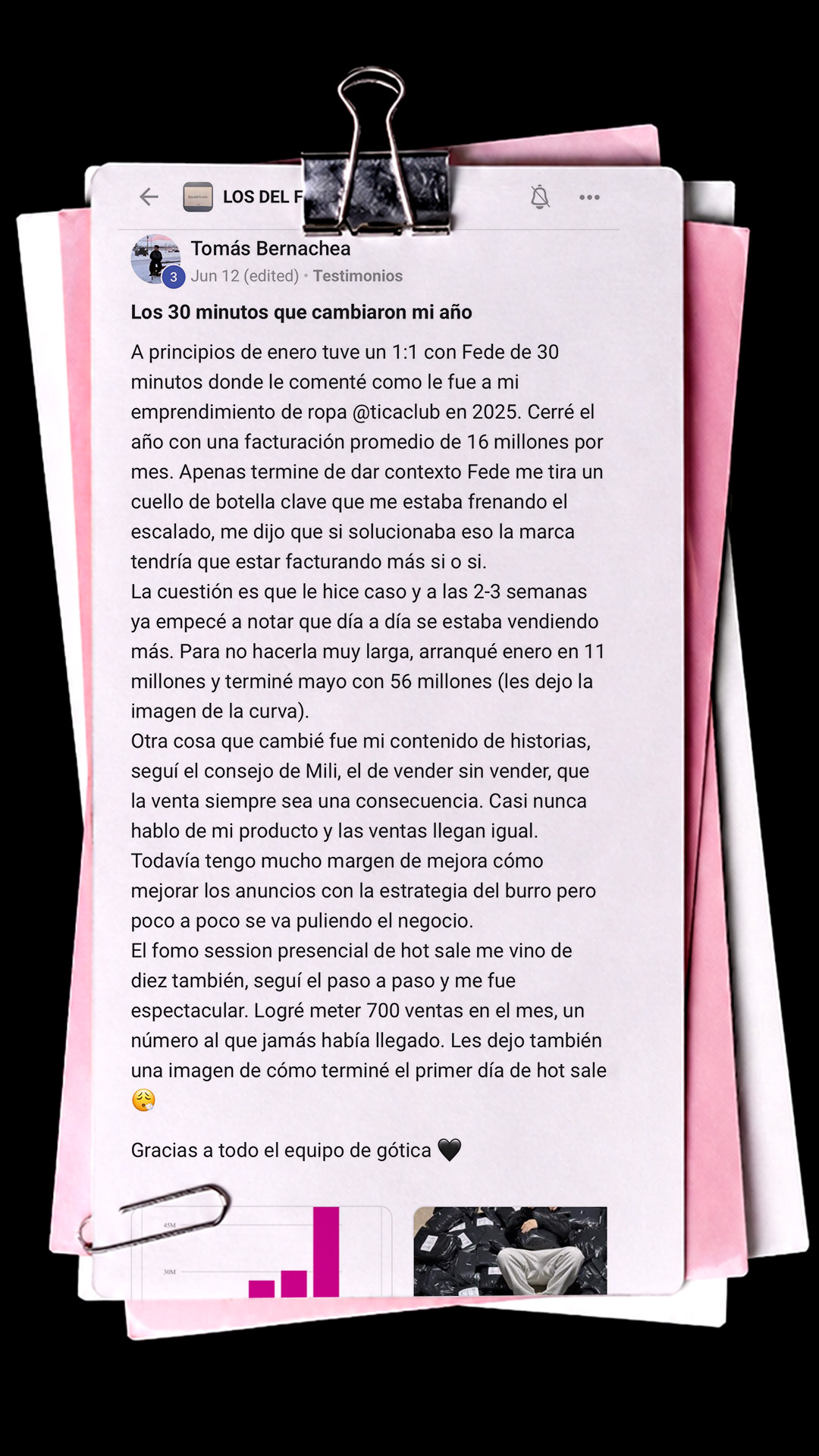 Testimonio de alumno de FOMO CLUB